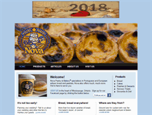 Tablet Screenshot of novabakery.ca